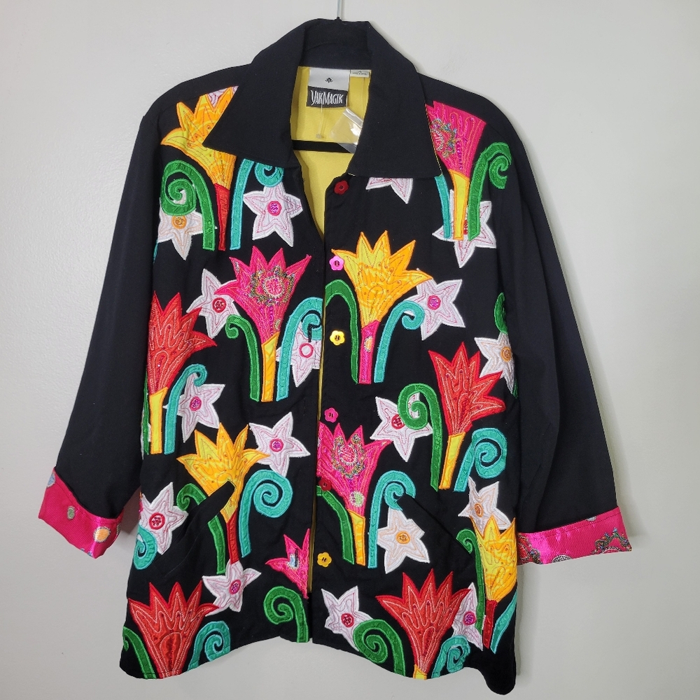 Yak Magik Floral Blazer